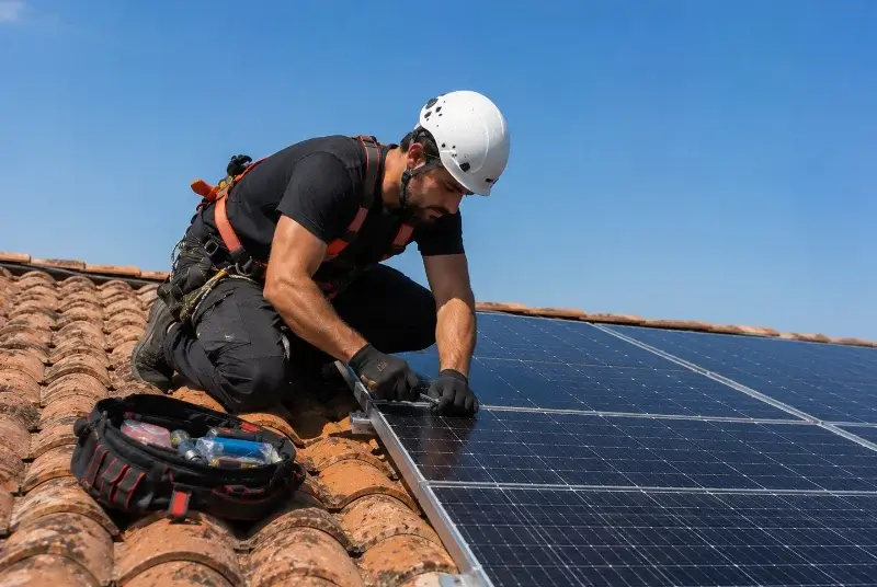 Maintenance et monitoring de panneaux solaires à Indre